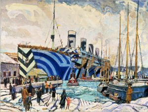 Arthur_Lismer_-_Olympic_with_Returned_Soldiers